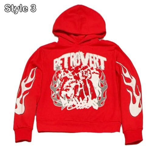 Retrovert Flame Hoodie - Image 3