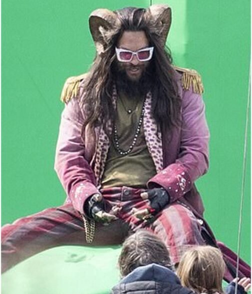 Slumberland Jason Momoa Burgundy Coat - Image 28