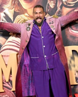 Slumberland Jason Momoa Burgundy Coat