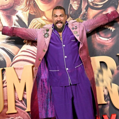 Slumberland Jason Momoa Burgundy Coat - Image 2