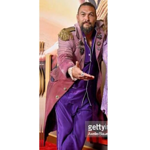 Slumberland Jason Momoa Burgundy Coat - Image 13