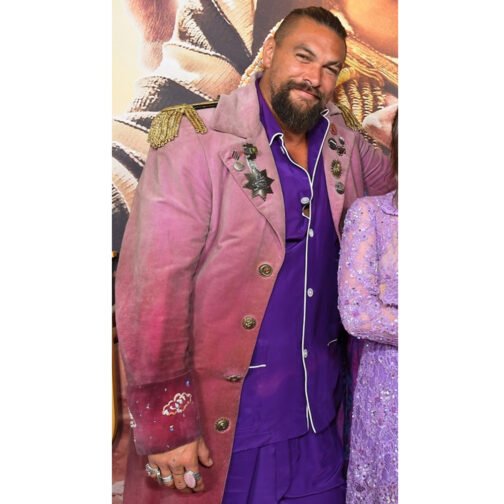 Slumberland Jason Momoa Burgundy Coat - Image 12