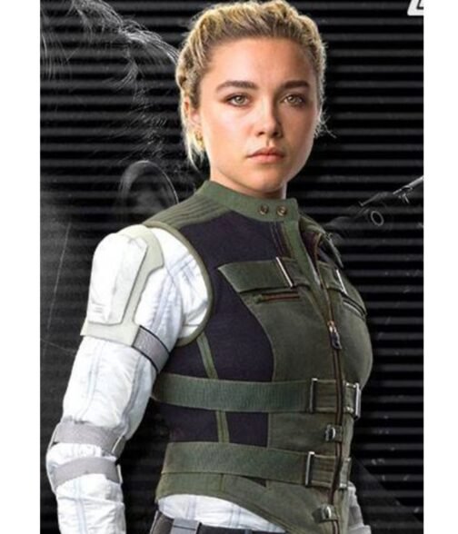 Black Widow Yelena Belova Green Cotton Vest - Image 6
