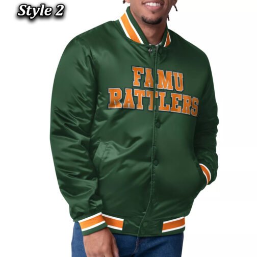 Florida A&M Rattlers G-III Satin Jacket - Image 2