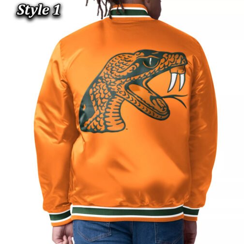 Florida A&M Rattlers G-III Satin Jacket - Image 3