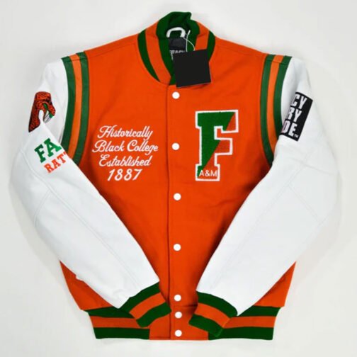 Florida A&M University Motto 2.0 Letterman Jacket - Image 2
