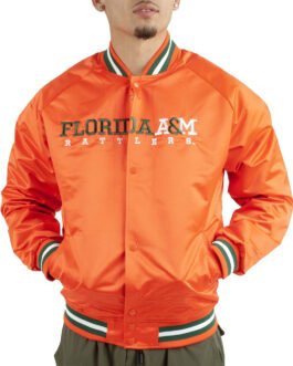 FAMU Orange Satin Jacket