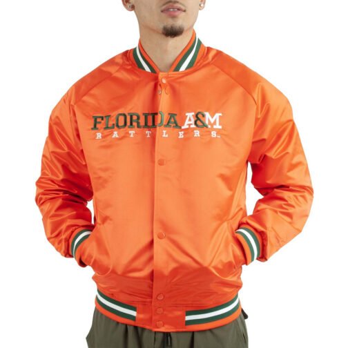 FAMU Orange Satin Jacket