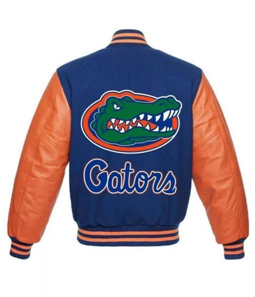 Florida Gators Team NCAA Varsity Blue Jacket - Image 2