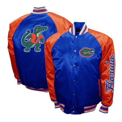 Florida Gators The Game Royal Satin Jacket - Image 3