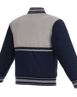 Florida Panthers Youth Poly-Twill Navy and Gray Jacket
