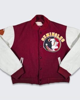 Florida State Seminoles Varsity Burgundy and White Jacket
