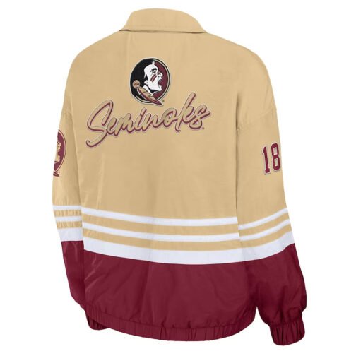 Florida State Seminoles Throwback Windbreaker Jacket - Image 2