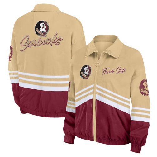 Florida State Seminoles Throwback Windbreaker Jacket - Image 3
