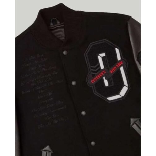 For All The Dogs OVO Varsity Jacket - Image 3
