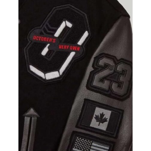 For All The Dogs OVO Varsity Jacket - Image 5