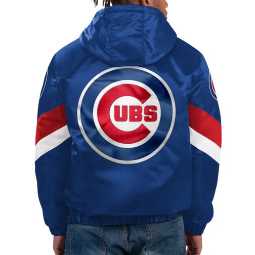 Force Play II Chicago Cubs Hoodie Half-Zip Jacket - Image 2