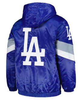 Force Play II LA Dodgers Hoodie Half-Zip Jacket