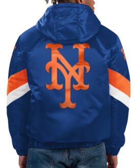 Force Play II New York Mets Hoodie Half-Zip Jacket