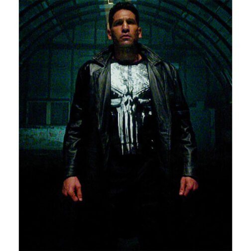Jon Bernthal The Punisher Leather Coat - Image 3
