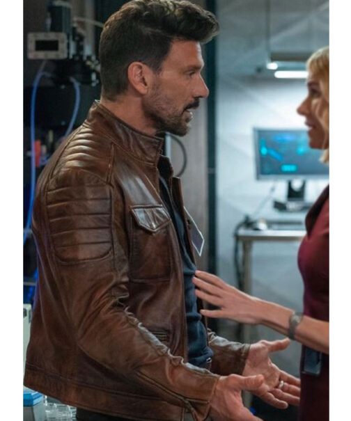 Boss Level Frank Grillo Brown Leather Jacket - Image 10