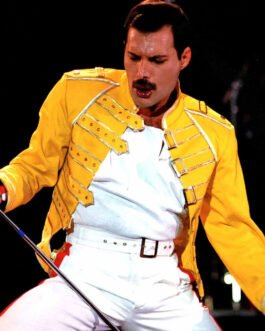 Freddie Mercury Yellow Leather Jacket