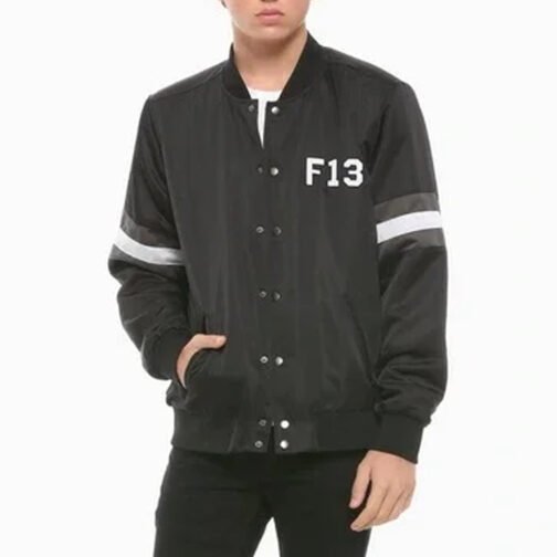 Jason Voorhees Friday The 13th Bomber Jacket - Image 3