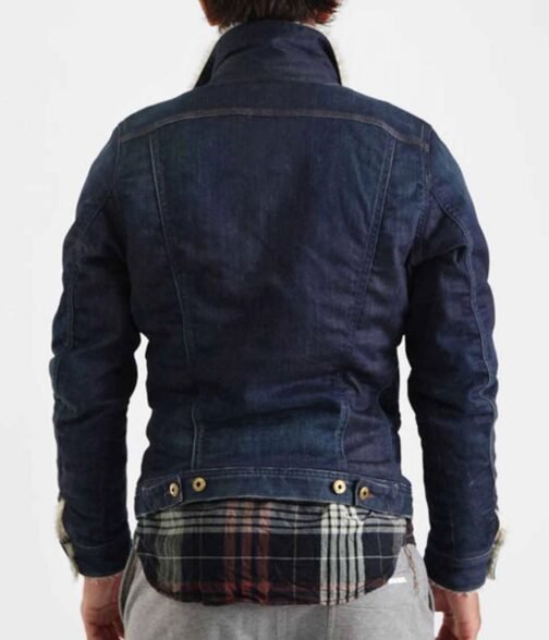 Tommy Jarvis Friday The 13th Shearling  Denim Jacket - Image 3