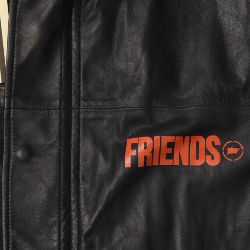 Friends Vlone Leather Coat - Image 2