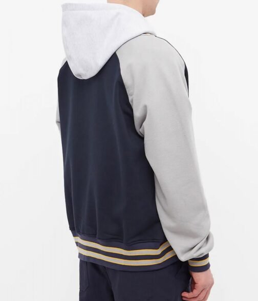 Varsity Mild Old-School Style Full Snap Jacket - Image 5