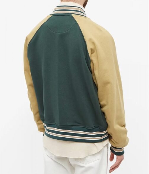 Varsity Mild Old-School Style Full Snap Jacket - Image 6