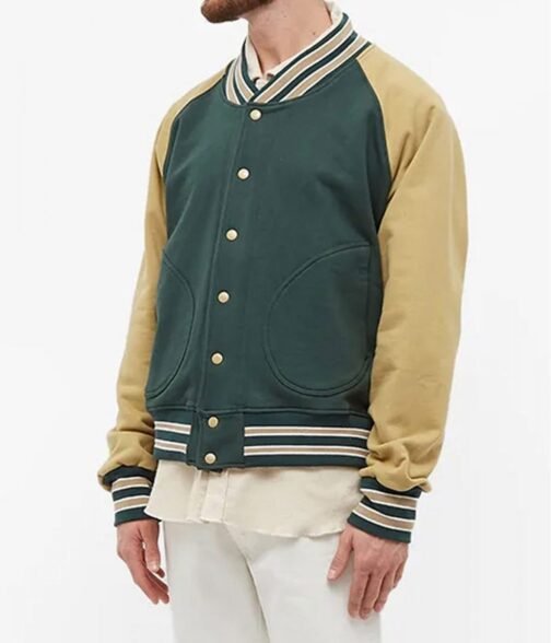 Varsity Mild Old-School Style Full Snap Jacket - Image 8