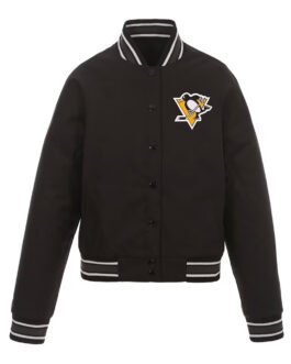 Pittsburgh Penguins Front-Hit Black Jacket