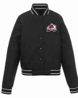 Colorado Avalanche Black Poly-Twill Jacket
