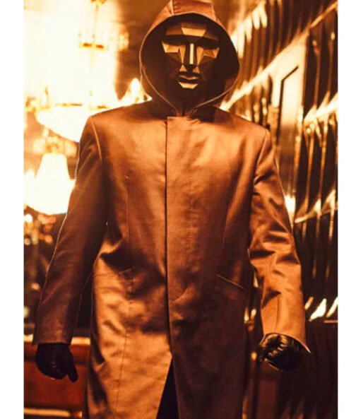 Lee Byung-Hun Squid Game Coat with Hood - Image 2