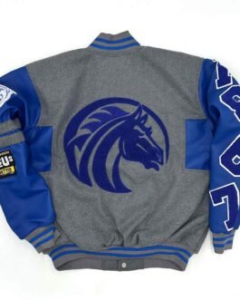 FSU Broncos Ole Skool Letterman Jacket