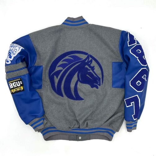 FSU Broncos Ole Skool Letterman Jacket - Image 2