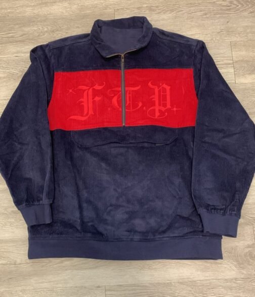Corduroy FTP Gangsta Half-Zip Jacket - Image 2