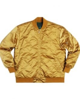 FTP Diamond Quilted Satin Jacket