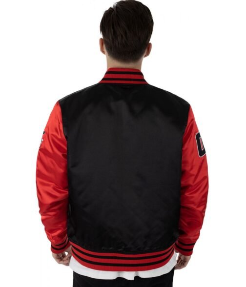 Varsity FUBU College Satin Jacket - Image 14