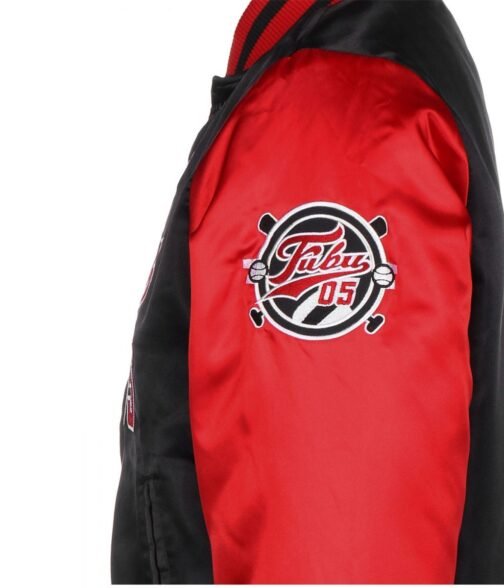Varsity FUBU College Satin Jacket - Image 10
