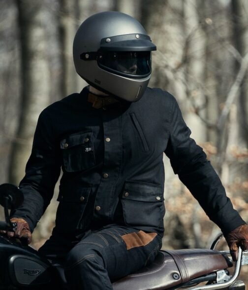 Fuel Division 2 Motorcycle Cotton Green Jacket - Image 8