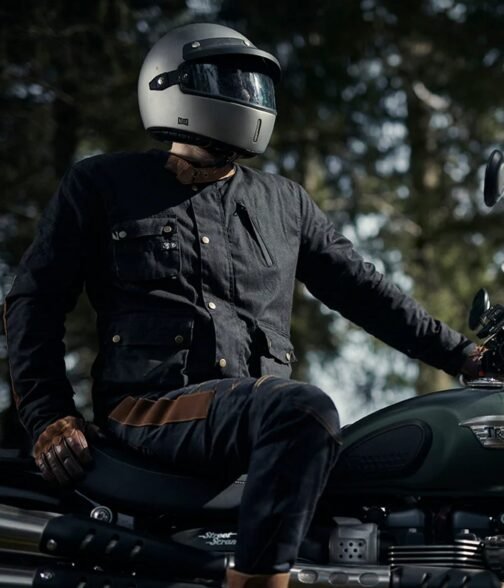 Fuel Division 2 Motorcycle Cotton Green Jacket - Image 14