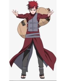 Gaara Naruto Shippuden Maroon and White Coat