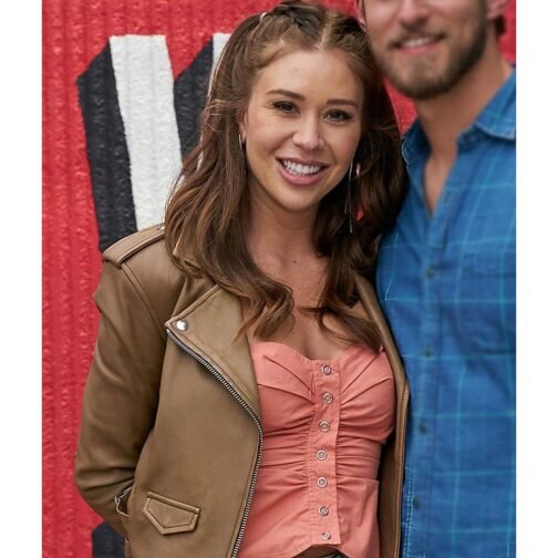 Gabby Windey The Bachelorette Season 19 Ashville Leather Jacket - Image 7