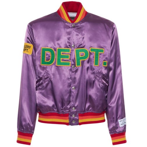 Gallery Dept. MVP Embroidered Bomber Satin Jacket