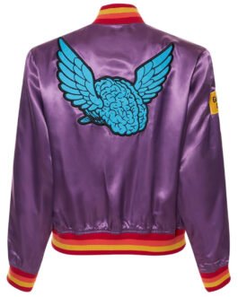 Gallery Dept. MVP Embroidered Bomber Satin Jacket