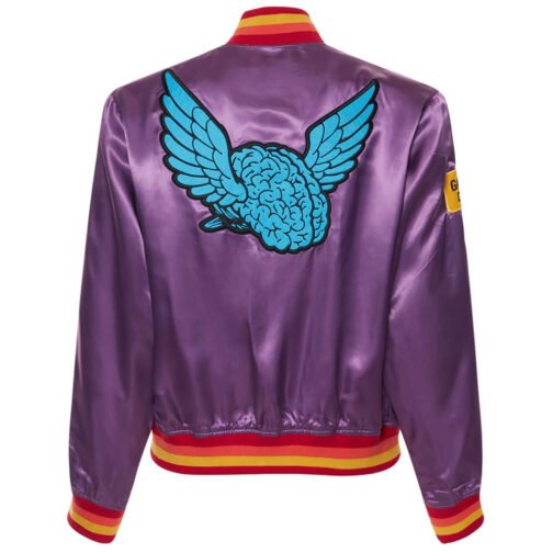Gallery Dept. MVP Embroidered Bomber Satin Jacket - Image 2