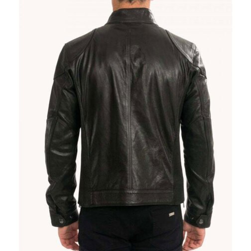 Men’s Gangster Leather Jacket - Image 5