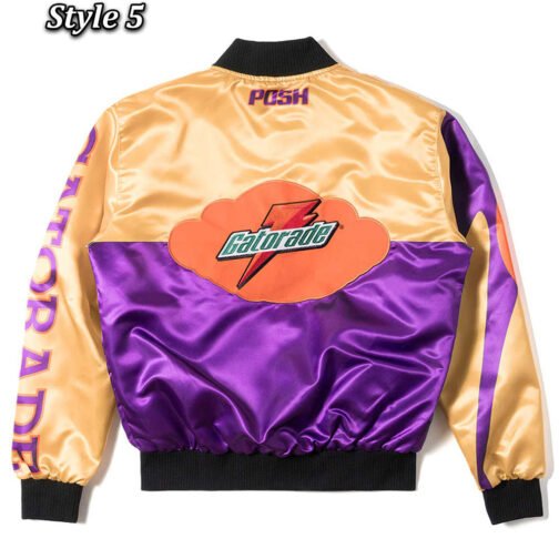 Gatorade Two Tone Varsity Satin Jacket - Image 11